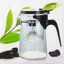 상세페이지참고 _FFF 차밍상명배 500ml 녹차주전차 티포트 내열유리, 1