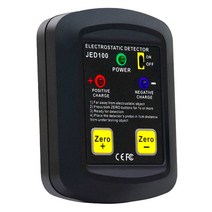 JED100 휴대용 정적 테스터는 마스크 표면의 정전기 측정에 사용됩니다. 플라스틱 필름 고무 보드