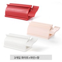 치약 압출기 게으른 사람 치약 신기 압출 폼 클렌저 화장실 수동 압출 치약 집게, 3 팩 혼합 색상, 하나