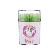 리빙웰 녹말 이쑤시개 원통 중, 250개입, 6개