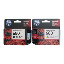 HP HP No.680 정품잉크 F6V27AA 검정 F6V26AA 칼라, 1개, 컬러(F6V26AA)