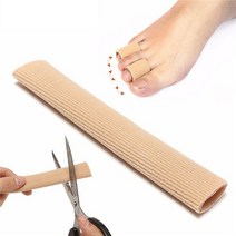 15cm 패브릭 젤 튜브 건막류 발가락 손가락 분리기 굳은살 옥수수 물집 보호기 캡 커버 실용적인 발 관리 발가락 보호, 15x1.8cm