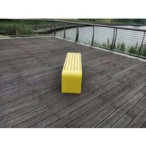철제의자 마당벤치 정원벤치 공원벤치 의자 야외 벤치, 200 cm 40 cm 45 cm 옐로우
