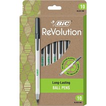 BIC ReVolution 라운드 스틱 볼Penn 펜 블랙