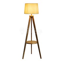 하이전구 원목 장스탠드 프리지아03, 포커스 LED L디자인램프 COB ST64 5W 2000K