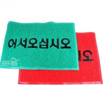 현관 롤매트 신발털이깔개 러그 식당 엘리베이터 바닥, 그린