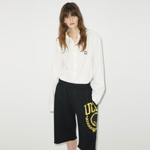 [NOHANT] UNIVERSITY VINTAGE PRINTING SWEATPANTS BLACK 270531