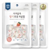 라이브잇 굿데이 아껴줄게 강아지 치실껌 SS 7p, 45개, 42g, 딸기 우유