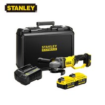스탠리 SCG400M2K 충전 그라인더 20V 4.0Ah 배터리 2개 5인치(125mm) 20V MAX