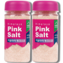 명품쏙 히말라야 핑크 솔트 세트, 단품(고운입자400g*2개)