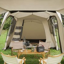 거실형 쉘터 텐트 6인용 사계절 터널용, 사각방수매트