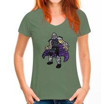 가정용파쇄기 파세기 쇄절기 Foot Clan Le 티셔츠 남성 슈레더 거북이 워드클라우드 여름, 13 WoMen pea green_07 XXL