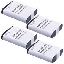니콘배터리 en-el23 enel23 en el23 배터리 nikon coolpix b700 p900s p900 p610s p610 p600 s810c 카메라 호환, 4 배터리
