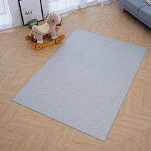 휴팡 PVC 4T 러그형 강아지매트 미끄럼방지 슬개골보호 애견매트, 양탄자 그레이