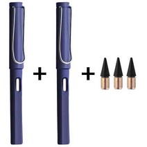 1+1+연필심3P 무한연필 묶음 세트 [당일출고], E.핫핑크, A.밀리터리그린