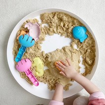 빌랑 바다동물 모래놀이세트 (모래 1kg 포함) - 국산 유아 갯벌 해변 모래놀이도구 삽 촉감 스몰월드, 빌랑 놀이트레이(화이트) 포함