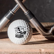 반달콤 주문제작 커스텀 골프공, 10.흑백로고B, 1개