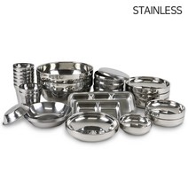 스텐 찬기 이중탕기 물컵 밥그릇 사라 식당 업소 식기, 07_스텐 이중탕기 대