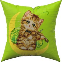 보석십자수 쿠션커버 만들기 DIY 세트, 8번