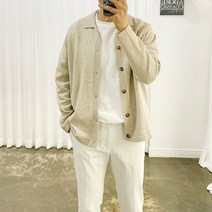 아도르클래식 기본 카라 5컬러 캐시미어 니트 긴팔 가디건(ZR)