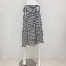 스튜디오럭스 깅엄체크 스커트 FSPKMWSK01BKKMW