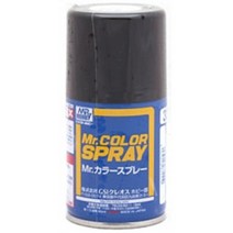 군제 락카 스프레이 GSI-S033 플랫 블랙 무광 100ml