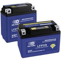 오토바이 배터리 전기자전거 바이크 12V 7A 밧데리, LFP9Y(9AH) 대용량 리튬 배터리, 1개