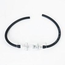 차량연료필터색상 8mm 바이크 오토바이 내부 연료 필터 가솔린 + 라인 호스 클립 모토 스쿠터 더트 바이크, 05 silver