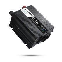 녹원(LVYUAN) 수정사인파 인버터 400W~500W 12V 24V 220V 60Hz 차량용 캠핑용 차박 캠핑 자동차 인버터