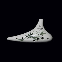 대나무단소 플라스틱 단소 12 홀 오카리나 플루트 클레이 AC 악기 세라믹 알토 가방 3 색 선물, 02 Handmade