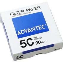 AD 어드밴텍 Advantec Filter Paper NO.5C (55mm-90mm) 1um 정량여과지 필터페이퍼, 70mm
