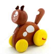 돌아기 끌고가는 걷기연습 원목 고양이 사회성 안정감 9개월 대근육 애기걸음마