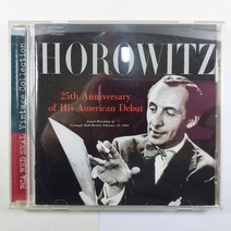 (중고CD)(MADE IN JAPAN) HOROWITZ/ 25TH ANNIVERSARY OF HIS AMERICAN DEBUT/ 슈베르트/ 쇼팽/ 리스트/ 드뷔시/ 음반 상태 NM