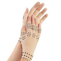 마사지 볼 땅콩 롤링 자석 핑스트릿 패션스 장갑 관절 핸드 관리 케어 도구, Beige