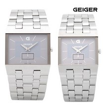 가이거 가이거(GEIGER) 남녀메탈시계 2종택1 GE6031GYS