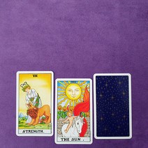 [인터타로] 미끄럼방지 스웨이드 타로카드 스프레드천 (5가지 색상), 퍼플(21753)