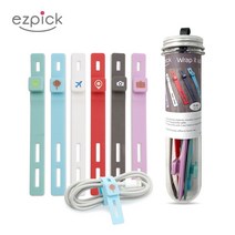 이지픽 실리콘 케이블타이(6pcs), 1개