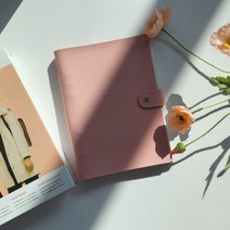 메이크앤 스티커 포토 인생네컷 앨범 사진첩 포토북 사진첩, 핑크, 핑크