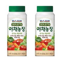 파스퇴르 100% 유기농 야채농장 190ml12개냉장 373311