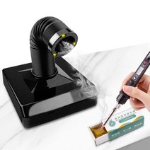 납연기 제거기 자바썩션 흡입기 납땜 냄새 연기 제거 집진기 자바석션C, 단일사이즈, 탁상용 화이트