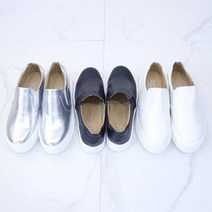 WVL237518국산 여성 키높이 통굽 슬립온 스니커즈 단화(3CM)