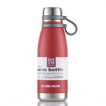 kelake SUS316 아웃도어 보온병 스테인리스강, 650ML, 빨강