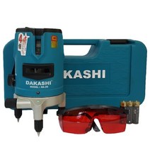오토레벨기 DAKASHI 4배밝기 360도 회전 라인작업 20MW 레이저레벨기, 1개