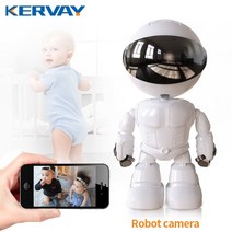 보안 카메라 보안 카메라1080p 로봇 ip 카메라 보안 카메라 360 ° wifi 무선 2mp cctv 카메라 스마트 홈 비디오 감시 p2p 숨겨진 아기 모니터, 흰색 로봇 추가 64g, 우리 플러그