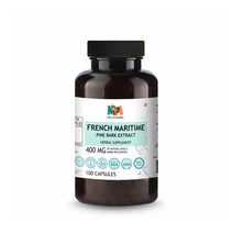 Maui Herbs 프랑스 피나스터소나무 껍질 추출물 4000mg 파인바크 100정