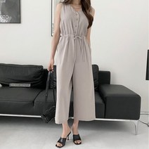 겟잇미 네라요 브이넥 여성 브이넥 점프수트