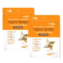 가수분해 저알러지 케어덴티 덴탈껌 구강&관절(7p) 2개+덴탈껌2개 증정