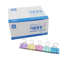 화신 더블클립 크립 집게 특소 (100개입), 단품