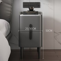 얇은 미니침대협탁 좁은 틈새 인조 대리석 이사선물, 너비 20 폭 40 높이 50cm 색상기입주문