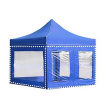 DZB 캐노피 천막 2.5M 벽면만 1면 투명 지퍼 바람막이 지지대 지붕 천막 코스트코 그늘막 풀세트 야외천막, DZ투명지퍼2.5M 블랙